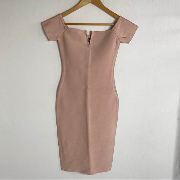 Few Moda Blush Bodycon Mini Dress - Picture 2 of 11